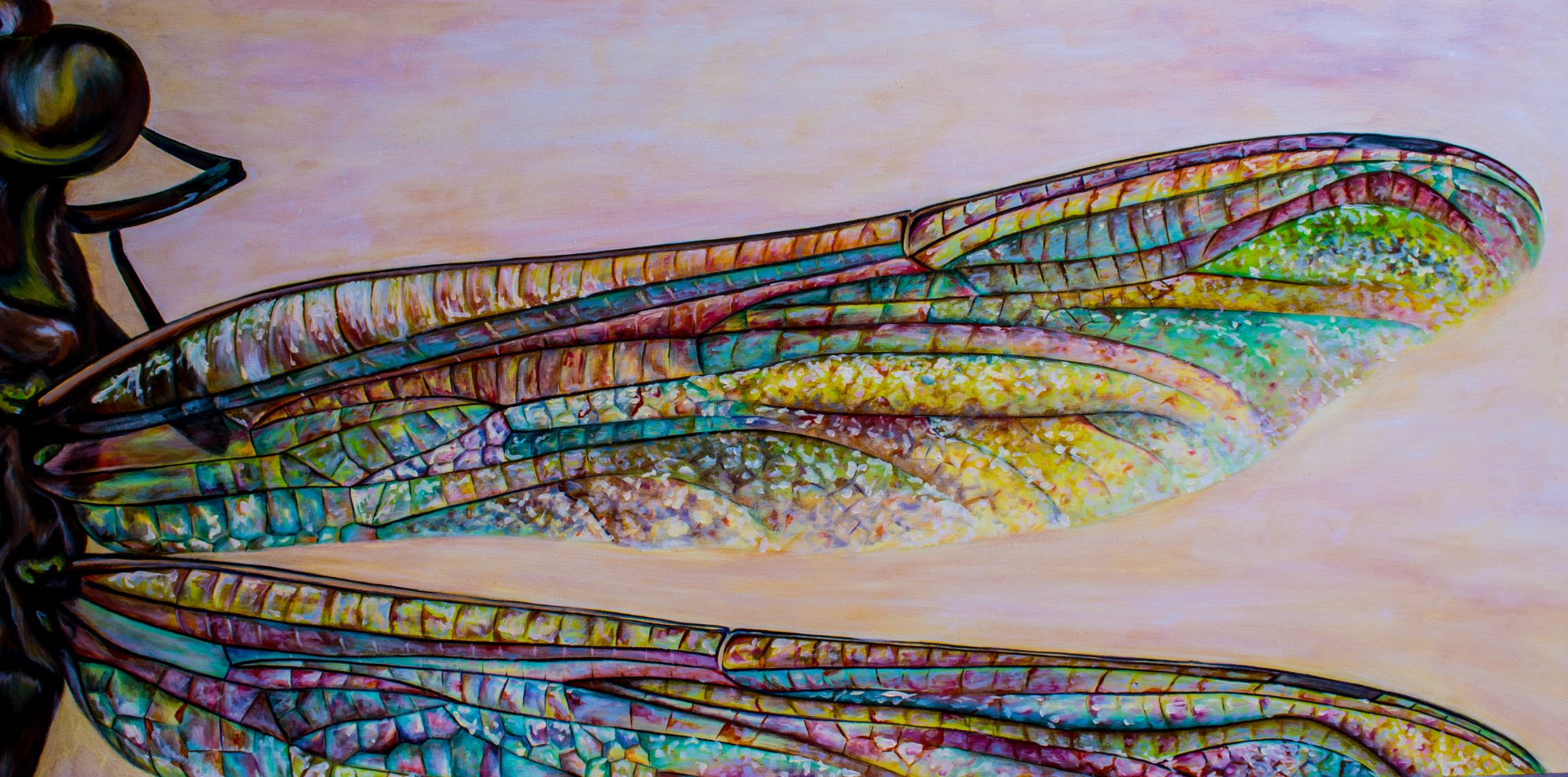 Dragonfly Wing oil painting